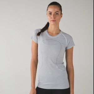 Lululemon Swiftly Tech Short Sleeve Crew Stripe